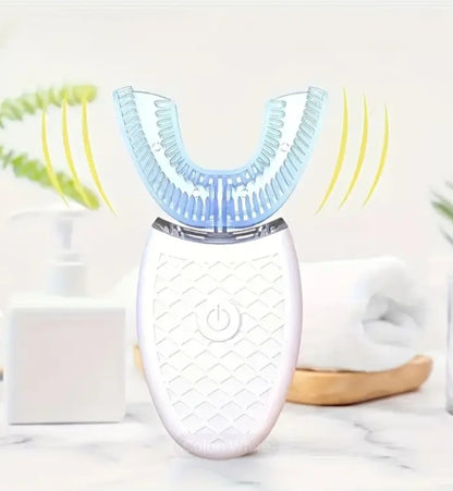 U Shaped tooth cleaner.